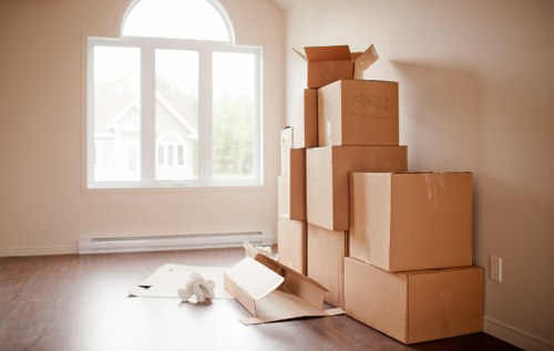 Team preparing a commercial relocation in Harringay