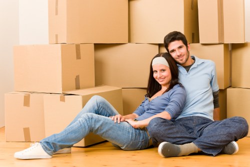 Secure packing materials for a safe move in Harringay